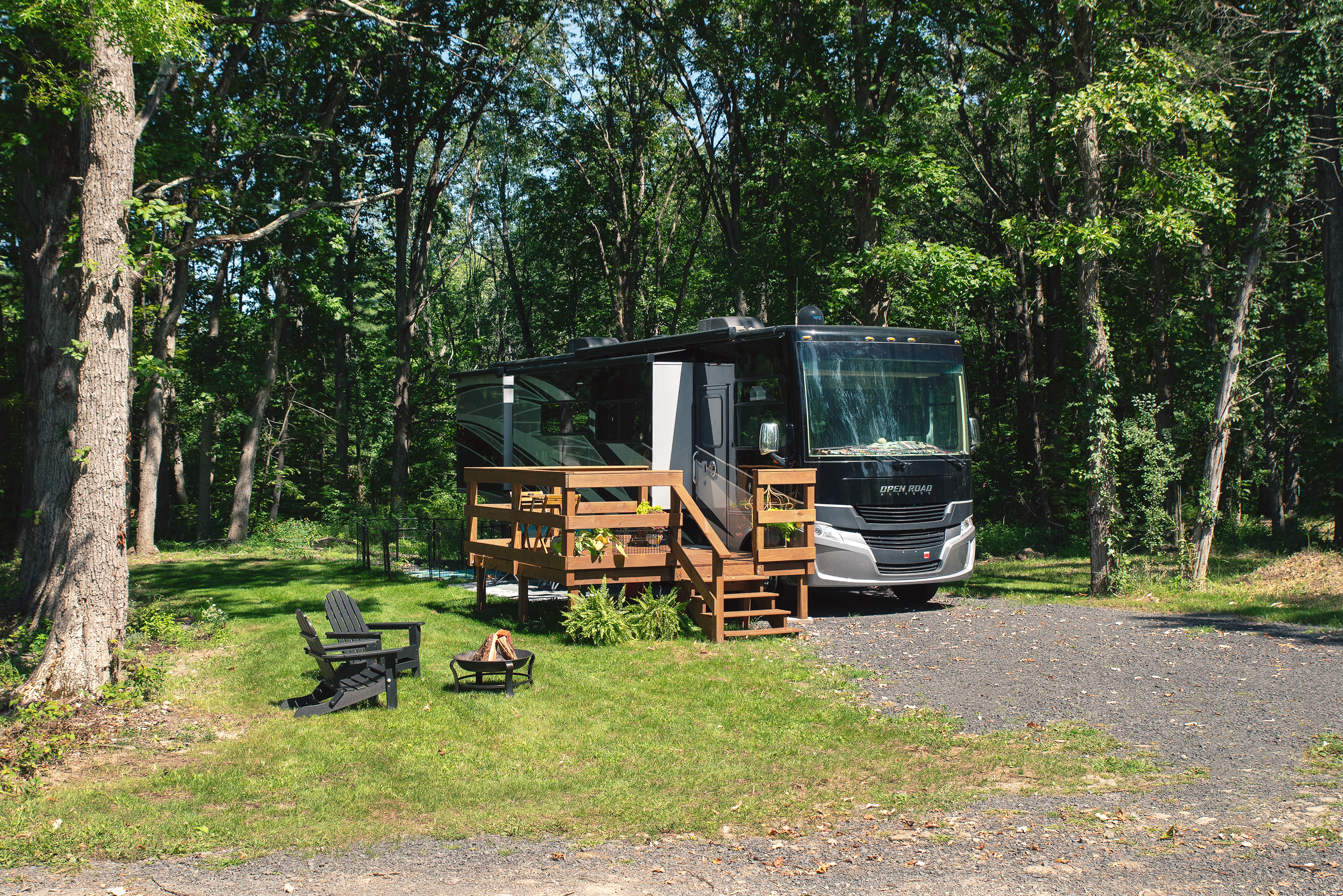 Room to roll in and relax. at Camp Catskills 1